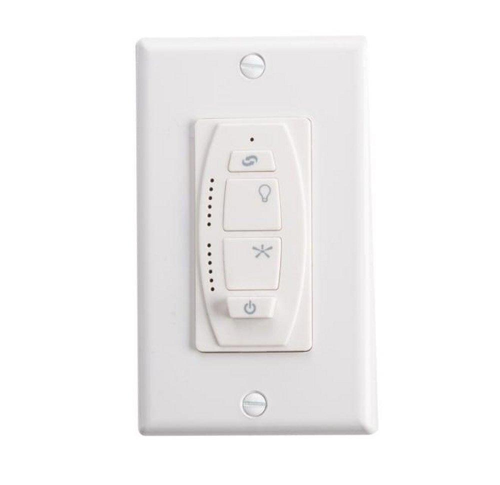 Kichler Lighting White 6-Speed DC Wall Transmitter 