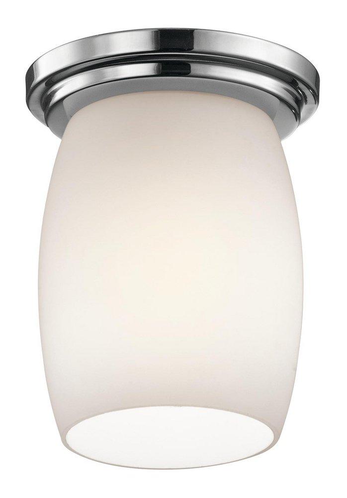 Kichler Lighting Chrome 5 in. 100W 1-Light Medium Incandescent Ceiling Light 