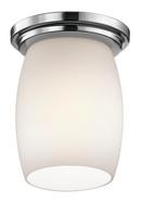 Kichler Lighting Chrome 5 in. 100W 1-Light Medium Incandescent Ceiling Light 