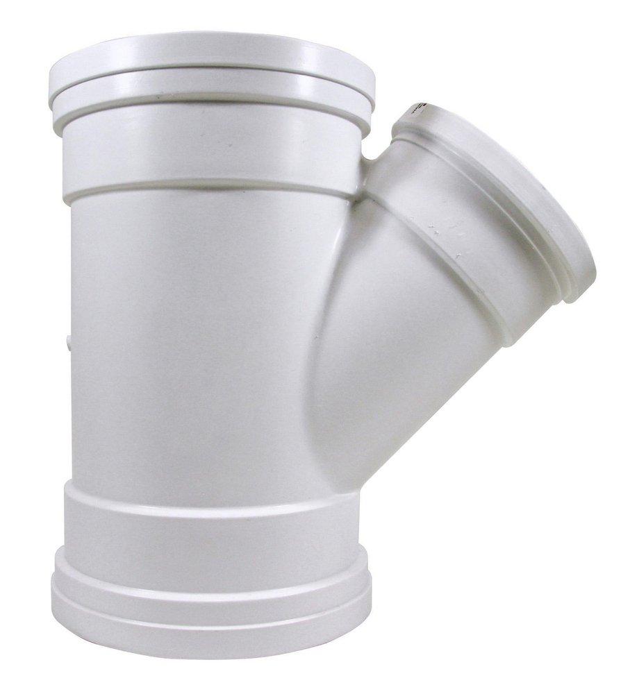 TRENCH TOUGH PLUS Gasket PVC Double Sewer Wye 
