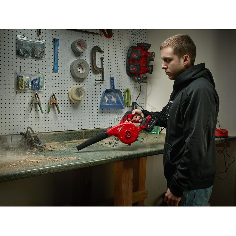 Milwaukee® Red Cordless Compact Blower 