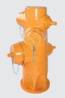 900 Series Orange 4-1/2 x 2-1/2 in. Threaded Assembled Fire Hydrant
