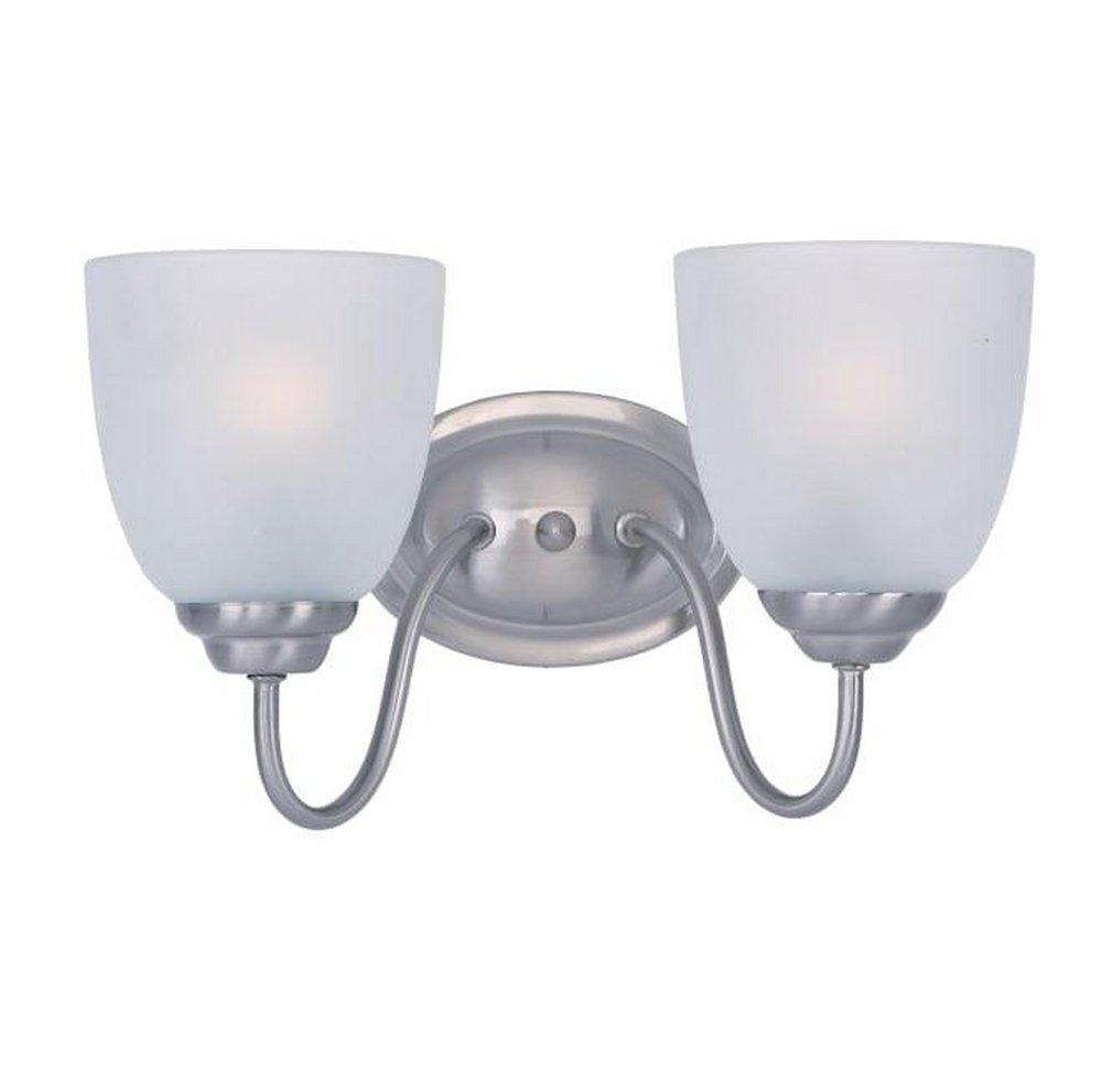 Maxim Lighting&reg; Satin Nickel 60W 2-Light Bath Vanity Fixture 