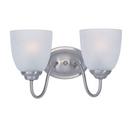 Maxim Lighting&reg; Satin Nickel 60W 2-Light Bath Vanity Fixture 