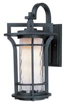 17-1/2 in 18W 1-Light Compact Fluorescent GU24 Outdoor Wall Lantern in Black Oxide