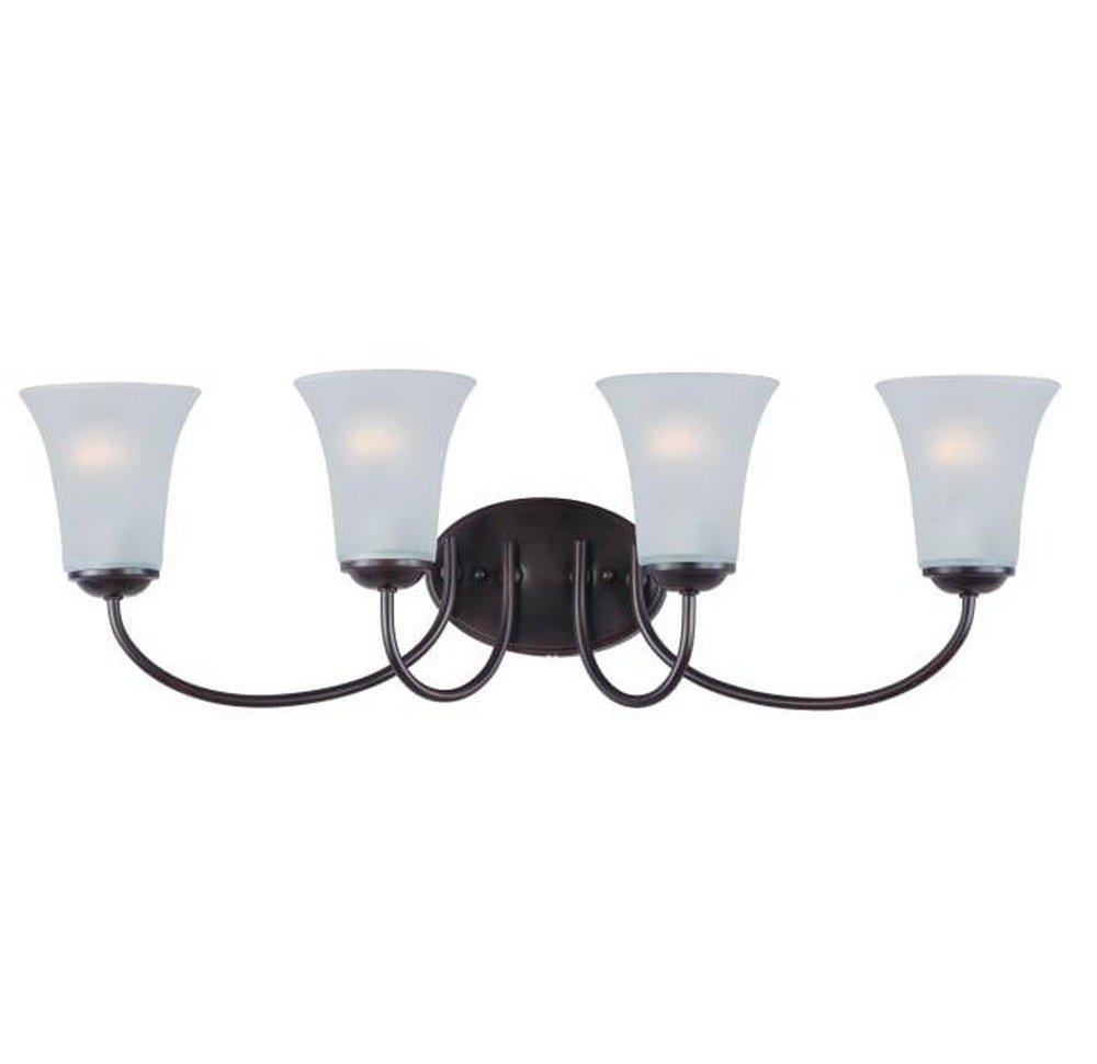 Maxim Lighting&reg; Oil Rubbed Bronze 8-1/2 in. 60W 4-Light Wall Mount Medium E-26 Incandescent Bath Light 