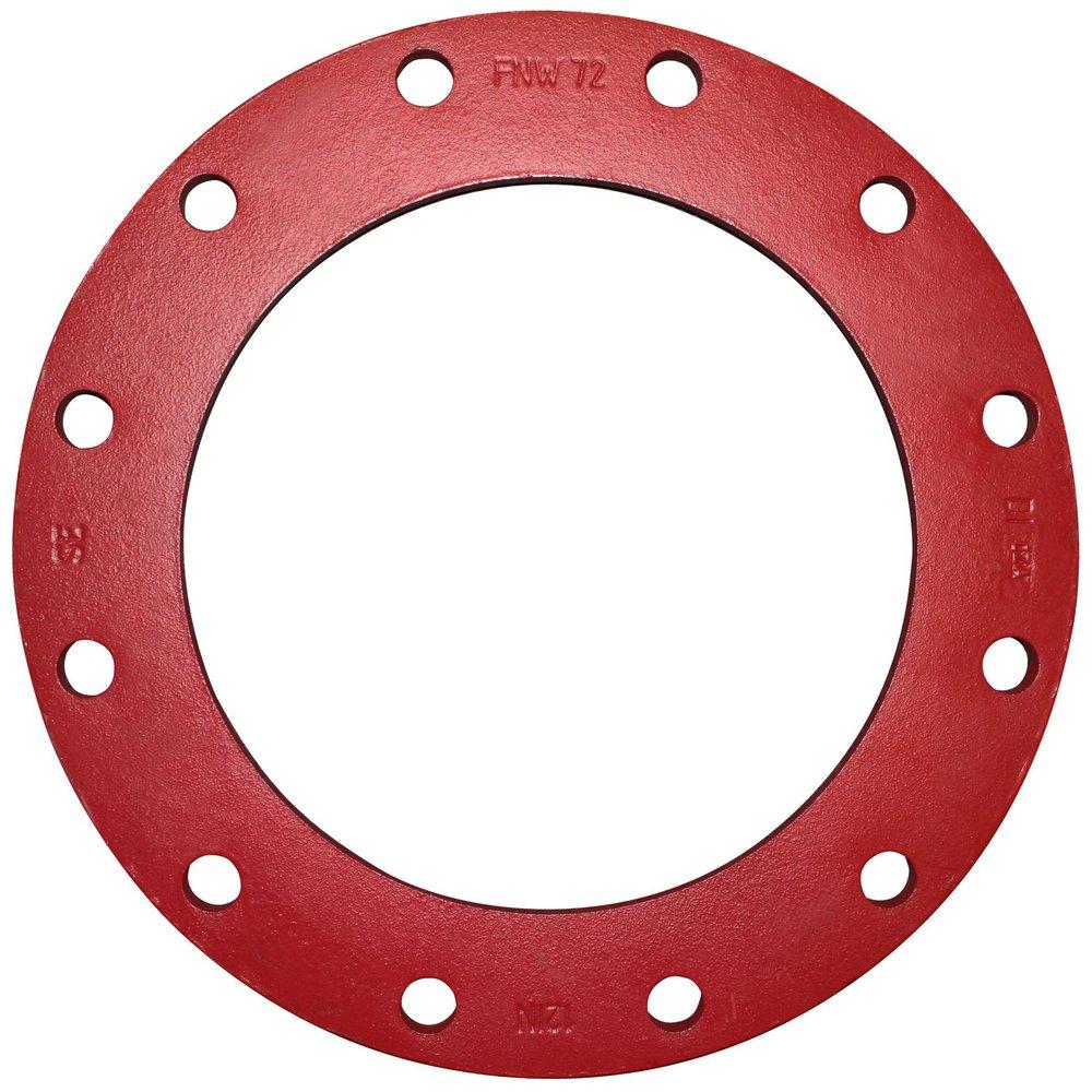 FNW&reg; IPS Ductile Iron Painted Back-Up Angled Face Ring Flange 