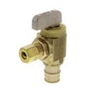 Uponor Brass PEX Expansion x Compression Lever Ice Maker Valve in Brass 