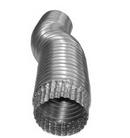 Deflecto Silver 8 ft. Silver Uninsulated Flexible Air Duct 