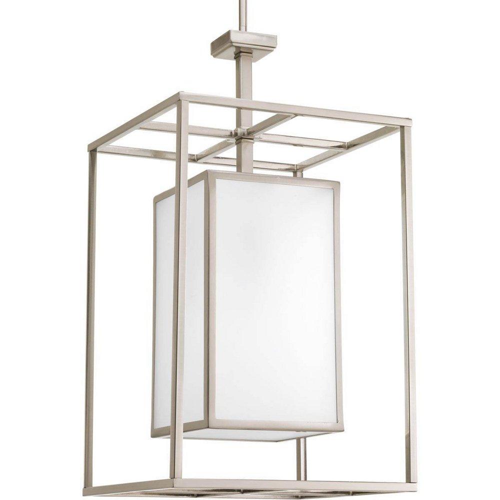 Progress Lighting Brushed Nickel 100W 1-Light Medium Pendant 