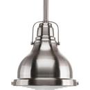 Progress Lighting Brushed Nickel 40W 1-Light Medium Pendant Light 