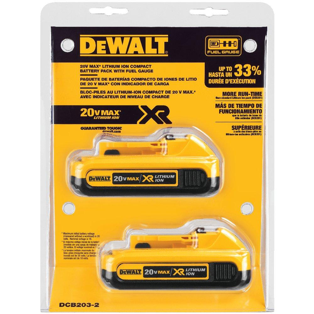 DEWALT Yellow/Black 2A/hr Lithium-Ion Battery 