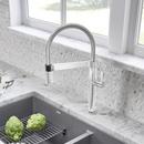 BLANCO Chrome Single Handle Pull Down Kitchen Faucet 