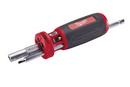 Milwaukee&reg; Red Manual Multi-Bit 10 Piece Screwdriver 
