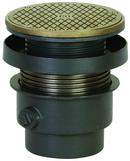 Sioux Chief No Hub Ductile Iron Cleanout Assembly with 6-1/2 in. Round Nickel Bronze Ring and Cover 