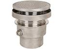 4 in. Push Joint Ductile Iron Cleanout Assembly with 6-1/2 in. Round Stainless Steel Cover