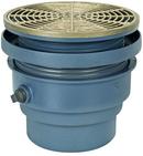 Sioux Chief No Hub Ductile Iron Nickel Bronze Floor Drain 