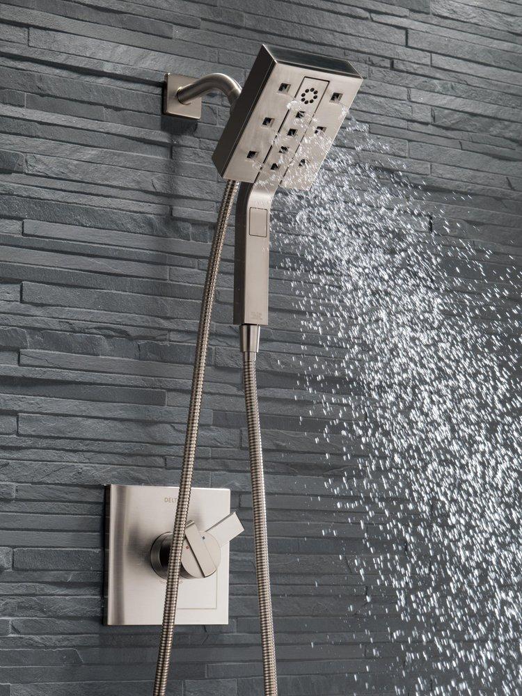 Delta Faucet Brilliance Stainless Two Handle Bathtub & Shower Faucet (Trim Only) 