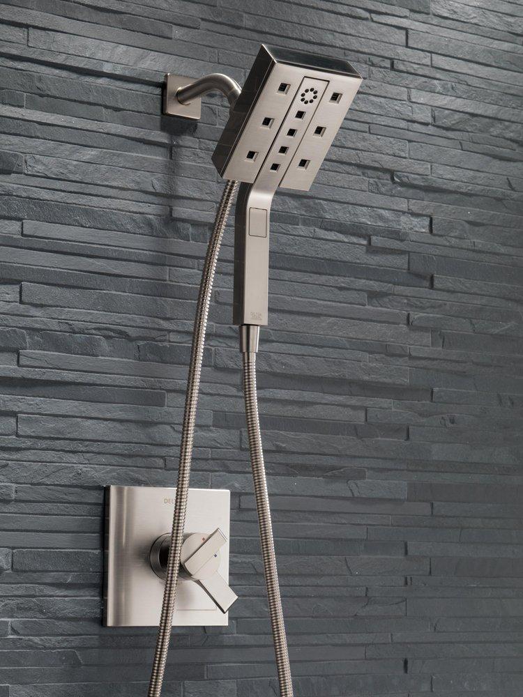 Delta Faucet Brilliance Stainless Two Handle Bathtub & Shower Faucet (Trim Only) 