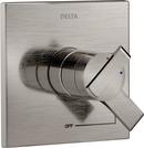 Delta Faucet Brilliance Stainless Two Handle Bathtub & Shower Faucet (Trim Only) 