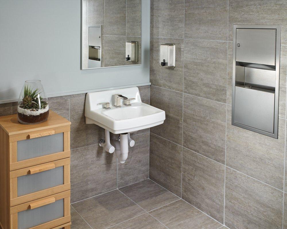 Delta Faucet Brilliance Stainless Two Handle Widespread Waterfall Bathroom Sink Faucet with Metal Pop-Up Drain Assembly 