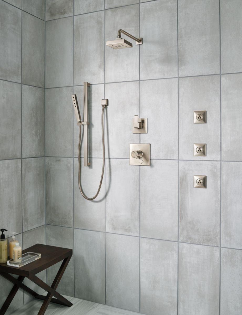 Delta Faucet Brilliance Stainless Single Handle Single Function Shower Faucet (Trim Only) 