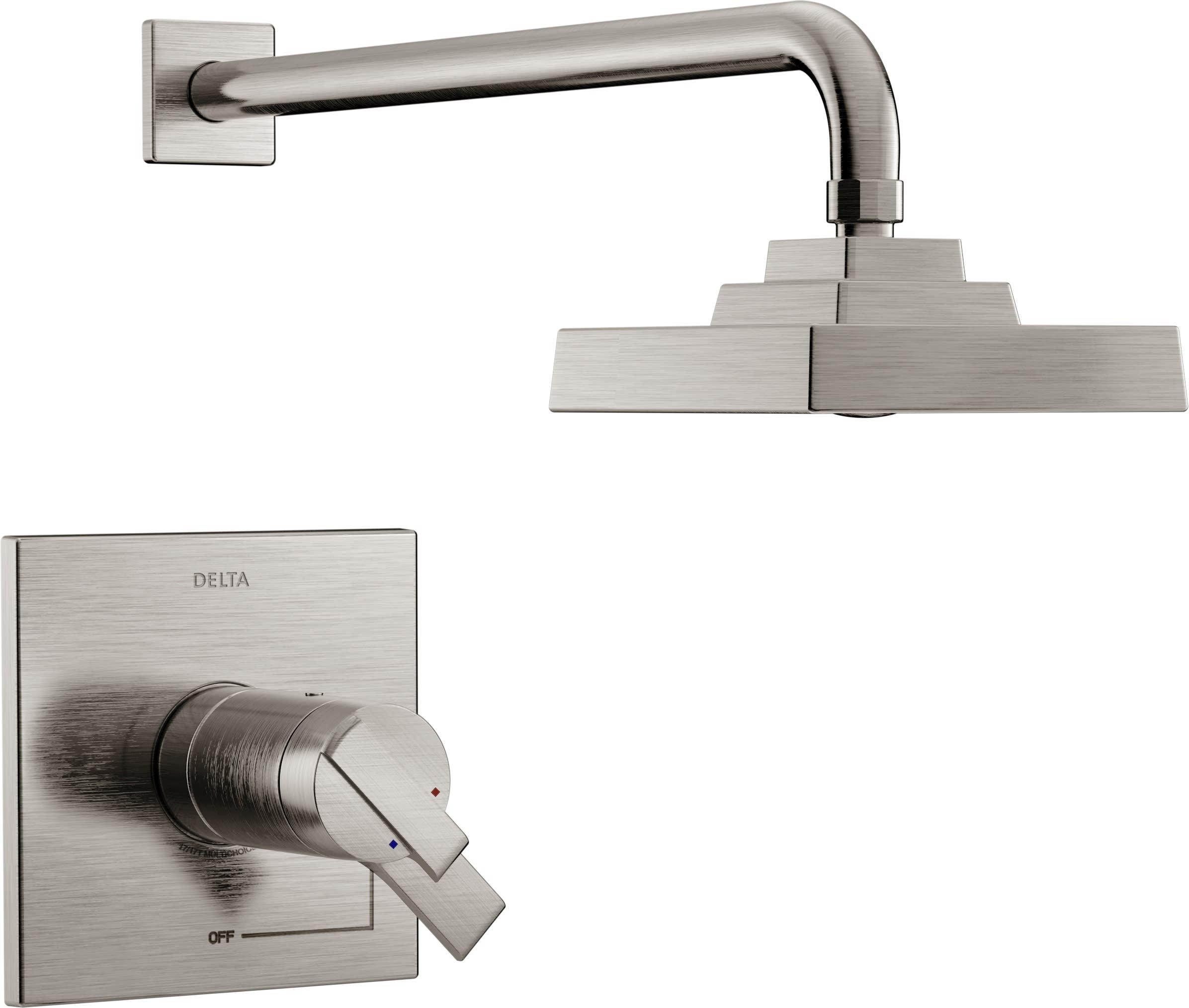 Delta Faucet Brilliance Stainless Single Handle Single Function Shower Faucet (Trim Only) 