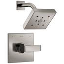 Delta Faucet Brilliance&reg; Stainless Single Handle Single Function Shower Faucet (Trim Only) 