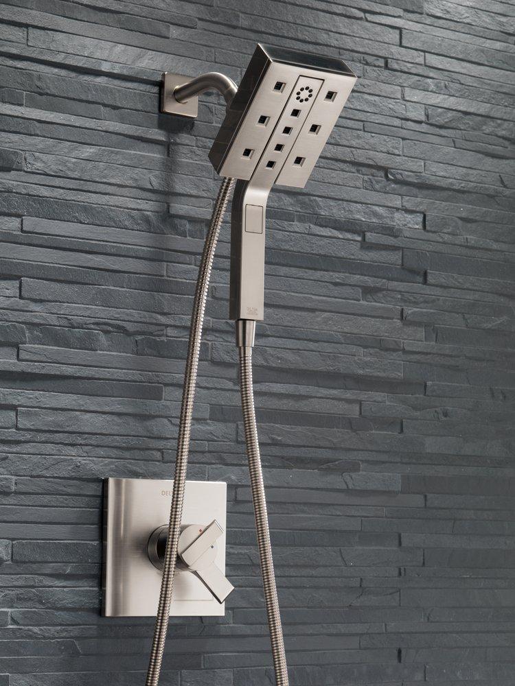 Delta Faucet Brilliance Stainless Single Handle Single Function Shower Faucet (Trim Only) 