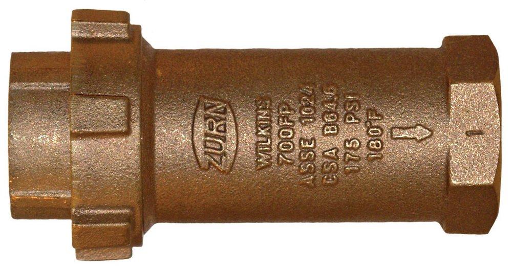 Zurn Wilkins Cast Bronze FNPT Dual Check Valve 