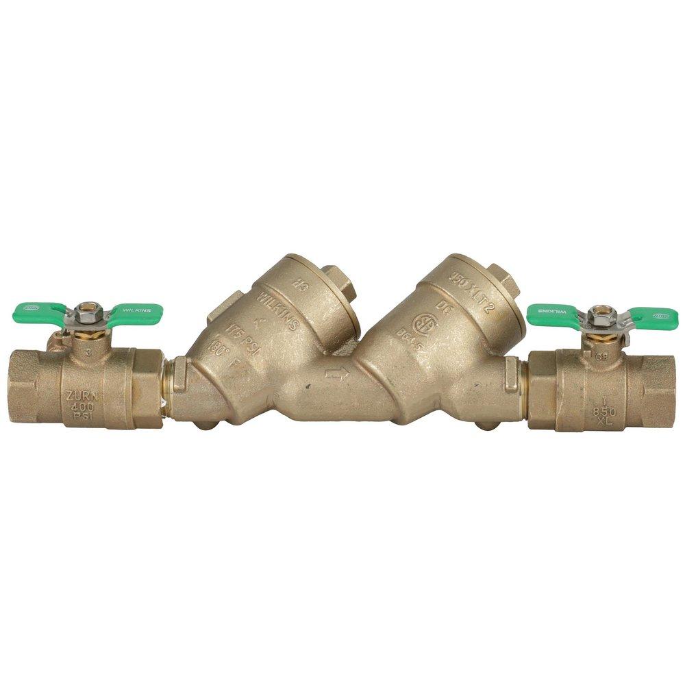 Zurn Wilkins Antique Bronze Cast Bronze Threaded 350 psi Backflow Preventer 
