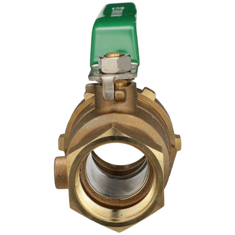 Zurn Wilkins Chrome Plated Bronze Full Port FNPT 400# Ball Valve 
