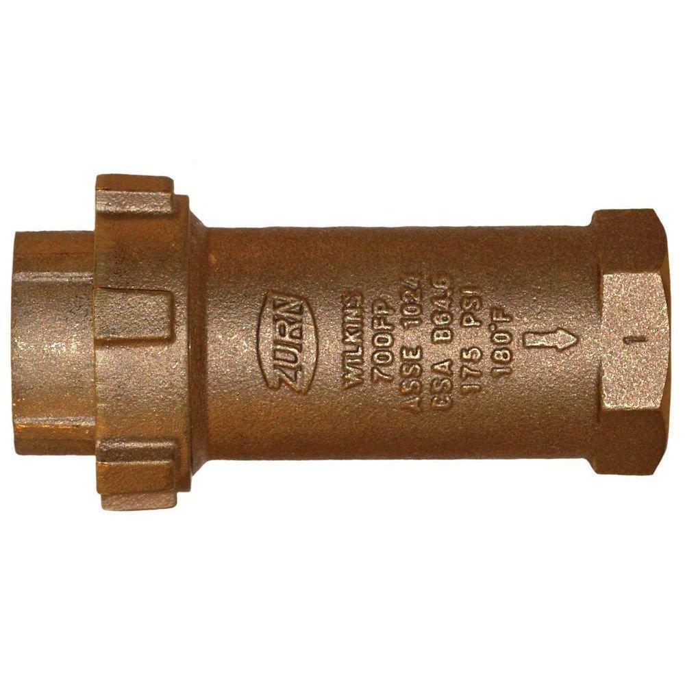 Zurn Wilkins Cast Bronze FNPT Dual Check Valve 