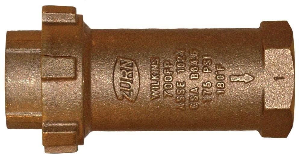 Zurn Wilkins Cast Bronze FNPT Dual Check Valve 