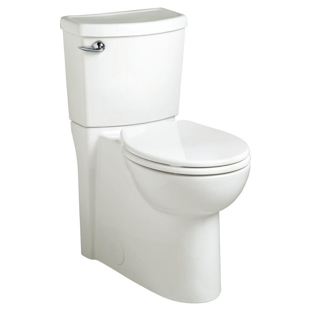 American Standard White 1.28 gpf Elongated Floor Mount Two Piece Toilet 