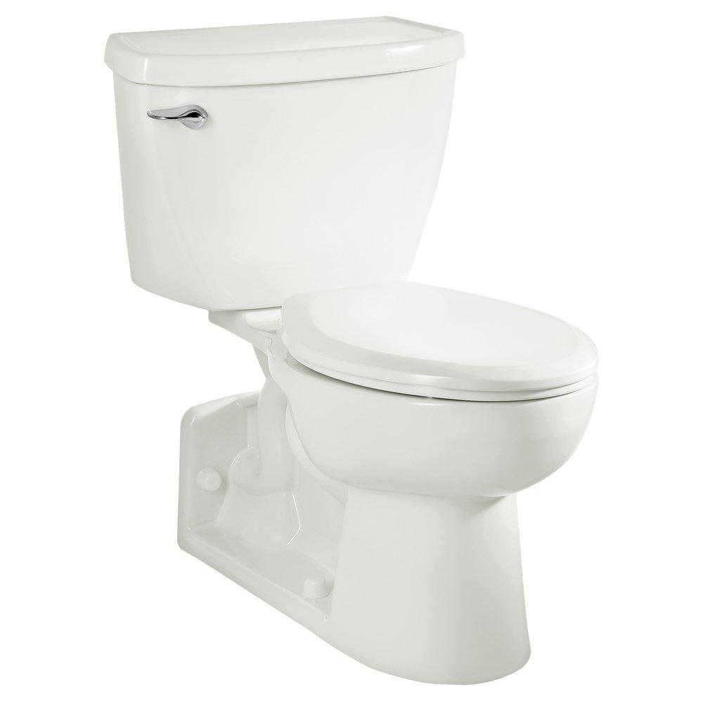 1.1 gpf Elongated Floor Mount Toilet in White 
