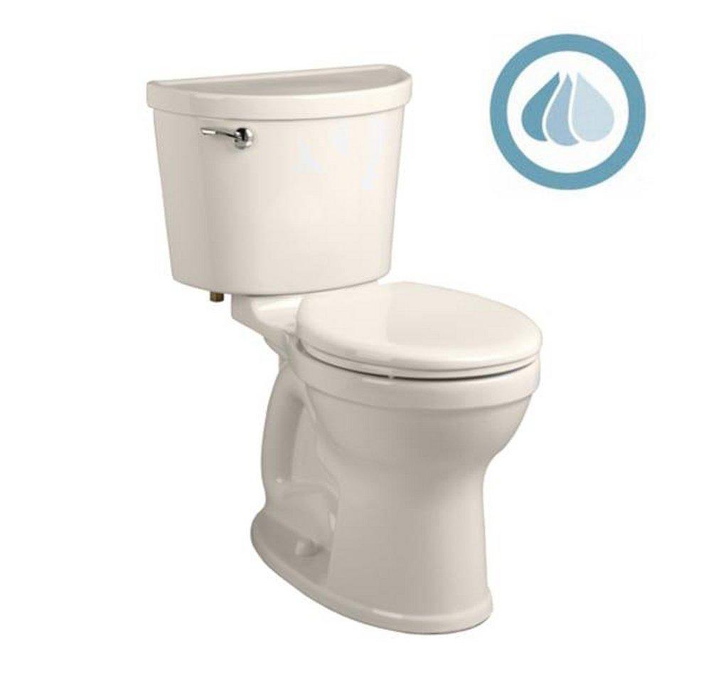 1.28 gpf Round Two Piece Toilet in Linen 
