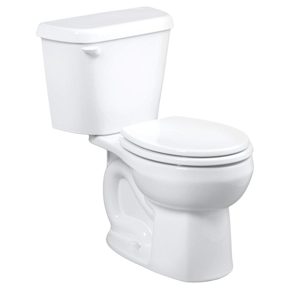1.28 gpf Round Two Piece Toilet in White 