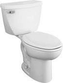 1.6 gpf Elongated Floor Mount Two Piece Toilet in White