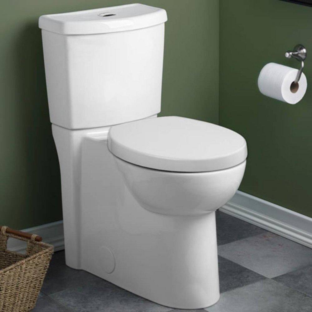 1.1 gpf/1.6 gpf Dual Flush Elongated Two Piece Toilet in White 
