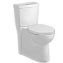 1.1 gpf/1.6 gpf Dual Flush Elongated Two Piece Toilet in White 