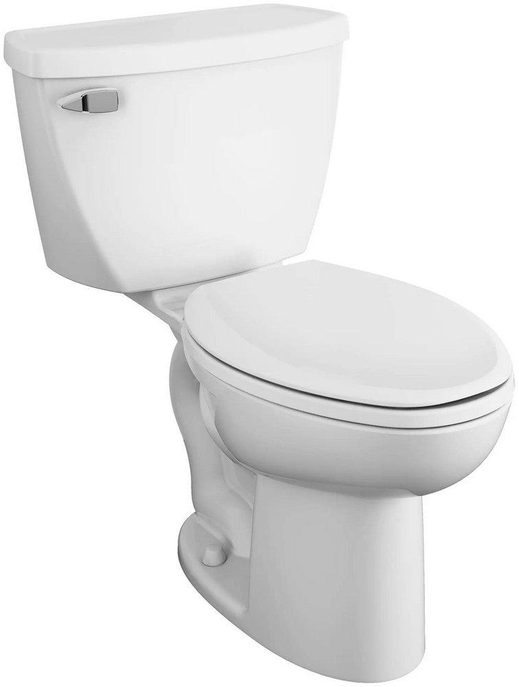 1.6 gpf Elongated 2 Piece Toilet in White 