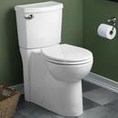 American Standard White 1.28 gpf Floor Mount Concealed Trapway Two Piece Round Bowl Closed Front Toilet 