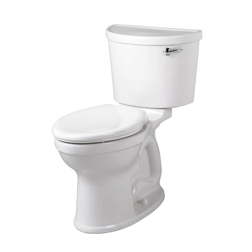 American Standard White 1.28 gpf Elongated Two Piece Toilet 