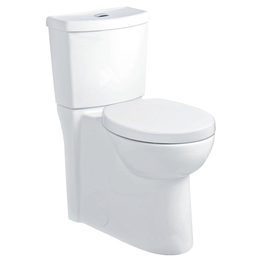 1.1 gpf/1.6 gpf Dual Flush Round Two Piece Toilet in White 