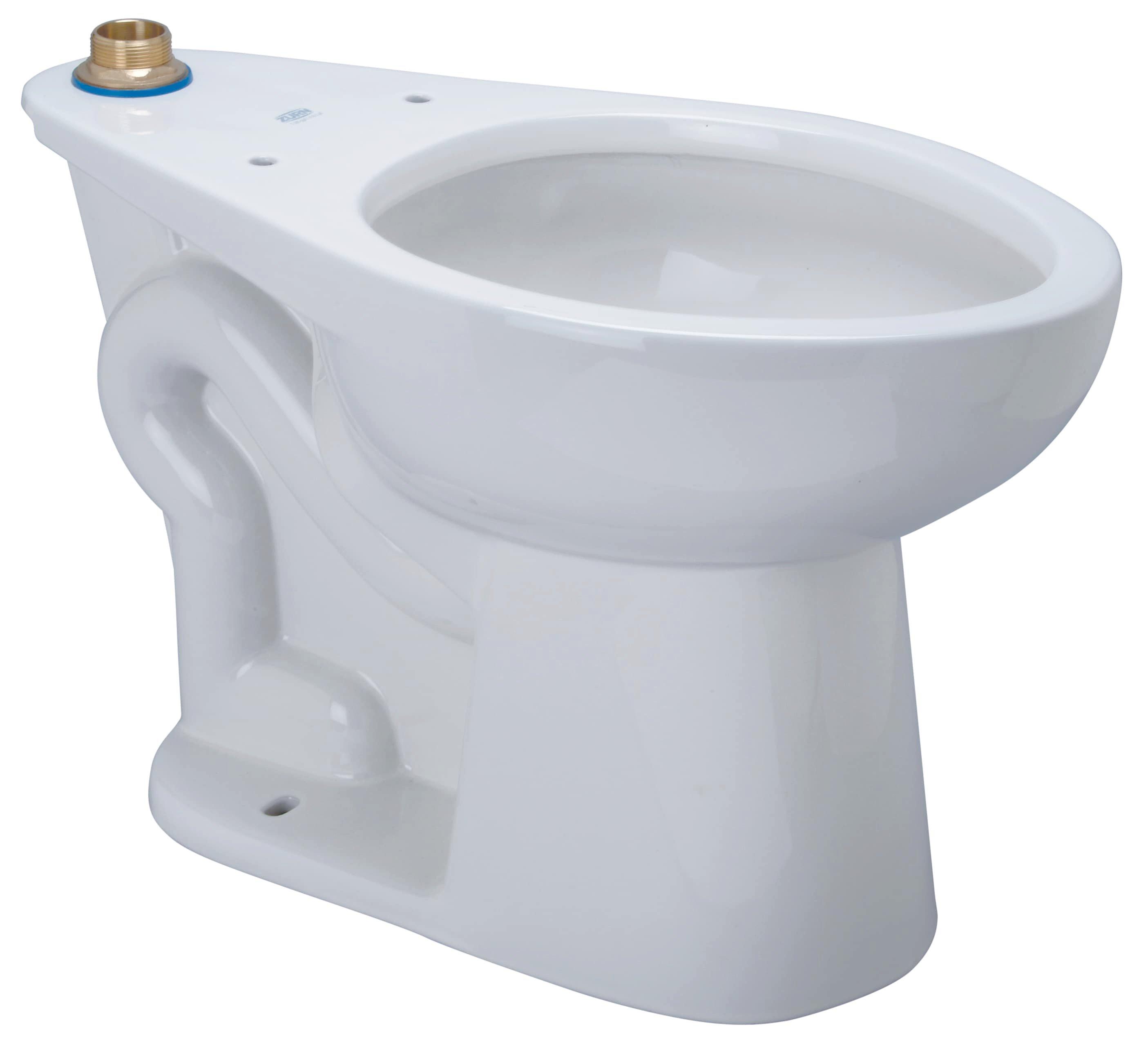 Zurn White Elongated Floor Mount Toilet Bowl 
