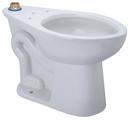 Zurn White Elongated Floor Mount Toilet Bowl 