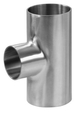 1-1/2 x 1 in. 316L Stainless Steel Butt Weld Reducing Tee #7