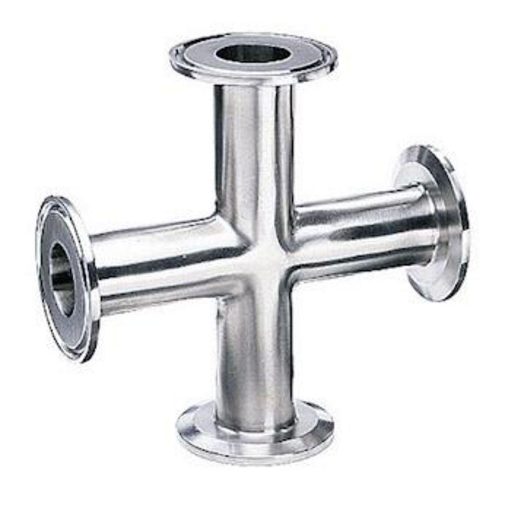 FNW&reg; Polished No. 7 OD Tube 7# 316L Global Stainless Steel Cross 
