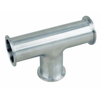 FNW&reg; Clamp Global 304 Stainless Steel Long Tee 